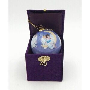 Pier 1 Li Bien Glass Angels 2004 Christmas Ornament 3 In Purple Box